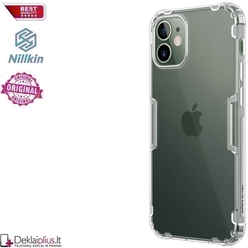 Nillkin nature serijos dėklas - permatomas (Apple Iphone 12 Mini) Nillkin nature serijos dėklas - permatomas (Apple Iphone 12 Mini)